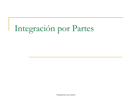 Integración por partes