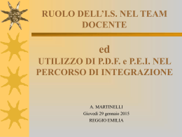 RE 29 gennaio 15 Martinelli - Ufficio Scolastico di Reggio Emilia