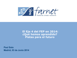 desarrollo local - farnet - REGP (Red Española de Grupos de Pesca)