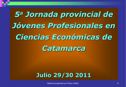Diapositiva 1 - Consejo Profesional de Ciencias Económicas