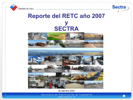 Presentación SECTRA Sr. Rubén Triviño