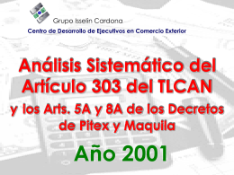 Articulo 303 TLCAN diapositiva