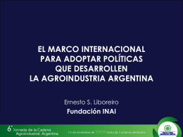 2. Políticas que empleó - Foro de la Cadena Agroindustrial Argentina