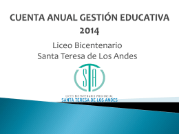 cuenta publica 2015lbst - Liceo Bicentenario Colina