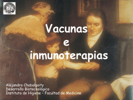 vacunas - Instituto de Higiene