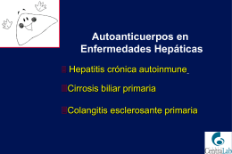 Enfermedades hepaticas