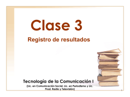 clase3 - Página de Tecnología de la Comunicación