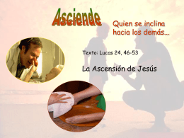 Ascensión de Jesús