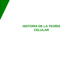 Historia de la teoría celular