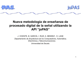 joPAS - jenui 2006 - Universidad de Deusto