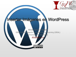 Insertar Imágenes en WordPress