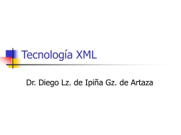 Tecnología XML - Universidad de Deusto
