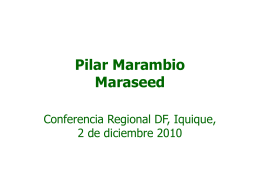 Presentación Pilar Marambio