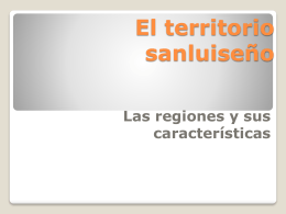 Regiones en San Luis