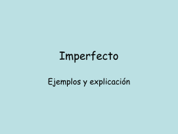 Imperfecto - MaFLApowerpoints