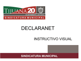 Instructivo Declaranet 2011