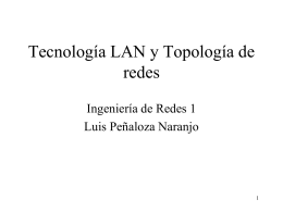 Tecnologia Lan y Topologia de Redes