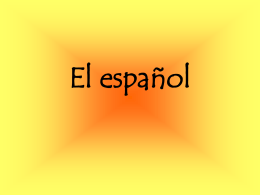 El español - bcc languages