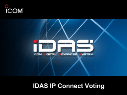 Presentacion de IDAS_IP Connect Voting