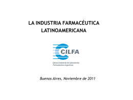 La Industria Falrmaceutica Latinoamericana - 2011.11.01