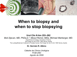 Biopsia - Cátedra de Urología
