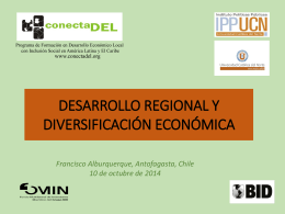 Desarrollo Regional y Diversificación Antofagasta 2014