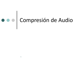Compresión de Audio