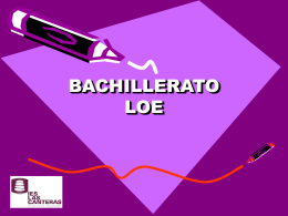 BACHILLERATO LOE - IES Las Canteras