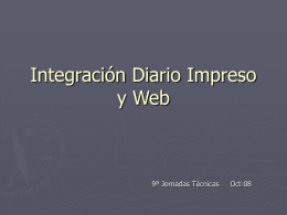 Integración Diario Impreso y Web