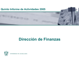 8. Informe Dirección de Finanzas.