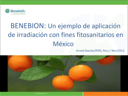 Implementation in Mexico as a case study for Perú Arved Deecke