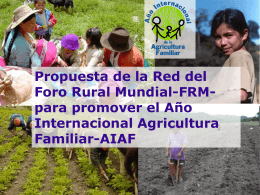 Presentación del AIAF en Bolivia