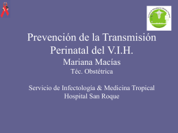 hiv y embarazo. - Ministerio de Salud Jujuy