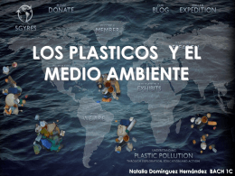 LOS PLASTICOS Y EL MEDIO AMBIENTE