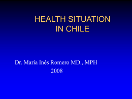 HEALTH SITUATION IN CHILE
