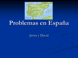Problemas en España - Warren County Schools