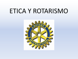 ETICA Y ROTARISMO - Rotary E-Club