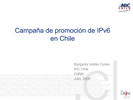 Campaña de promoción de IPv6 en Chile