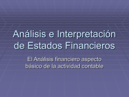 Analisis e Interprestacion de EF