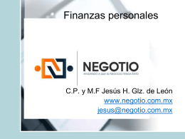 Finanzas personales 2015