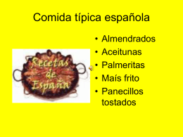 Comida típica española