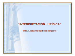 Interpretación - Poder Judicial