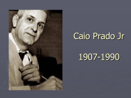 Caio_Prado_Jr - Acadêmico de Direito da FGV