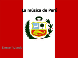 La música de Perú