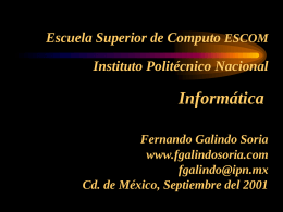 Informática - Fernando Galindo Soria