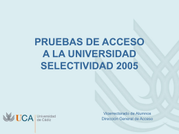Dossier - Universidad de Cádiz