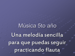 Música 5to año - Colegio Modelo Mármol