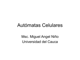 Autómatas Celulares - Universidad del Cauca