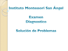 Pregunta - Instituto Montessori San Angel
