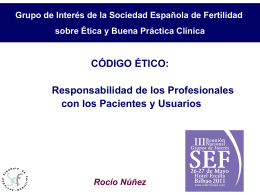 CLONATGE - Sociedad Española de Fertilidad